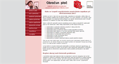 Desktop Screenshot of obracunplac.dashofer.si