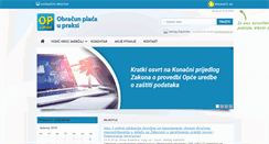 Desktop Screenshot of obracunplaca.dashofer.hr