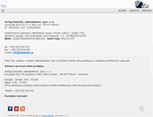 Tablet Screenshot of dashofer.cz
